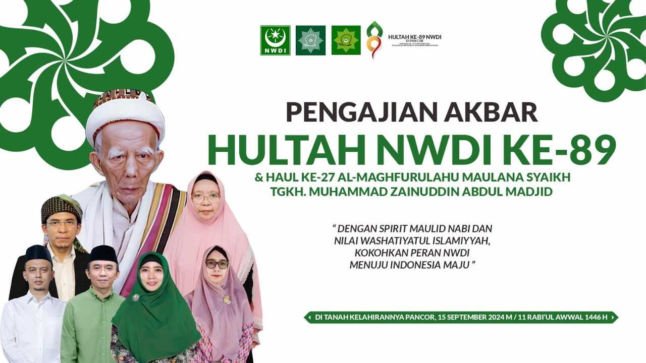 Hari Ulang Tahun NWDI ke 89, TGB Sampaikan Empat Pesan Menggugah