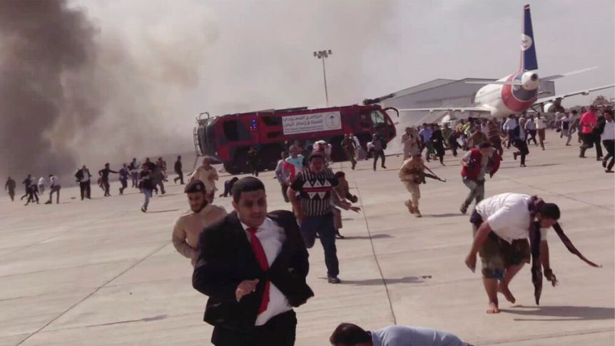 Serangan di Bandara Yaman Tewaskan 27 Orang, Puluhan Terluka
