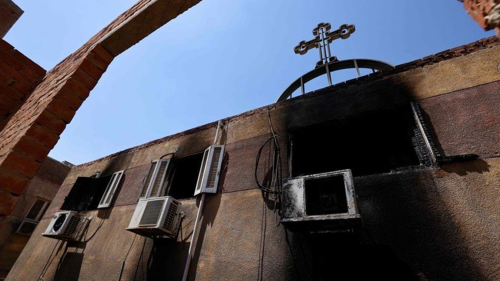 Kebakaran Hebat Landa Gereja Koptik di Kairo, 41 Orang Tewas Belasan Terluka