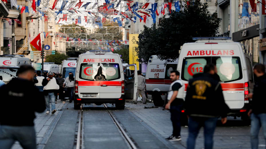Ledakan Bom di Istanbul, 6 Tewas 81 Terluka, Pelaku Berhasil Diringkus